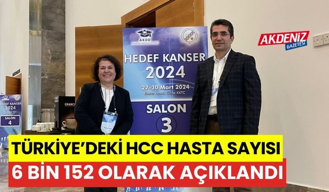 Türkiye'deki, HCC hasta sayısı 6 bin 152 olarak açıklandı