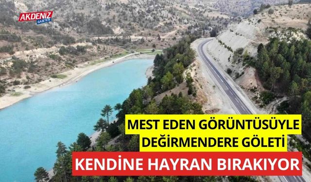 Mest eden görüntüsüyle Değirmendere Göleti kendine hayran bırakıyor