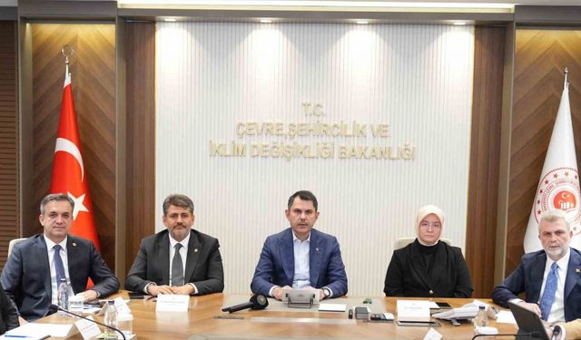 Çevre, Şehircilik ve İklim Değişikliği Bakanı Murat Kurum ve Başkan Görgel, bir araya geldi