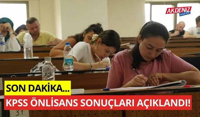 Son dakika... KPSS Önlisans sonuçları açıklandı