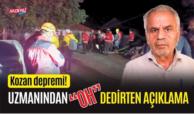 Jeofizik uzmanından Adana için rahatlatan açıklama