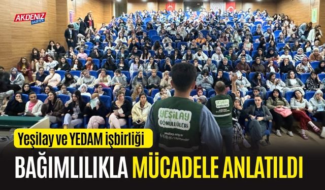 OSMANİYE'DE GENÇLERE BAĞIMLILIKLA MÜCADELE ANLATILDI