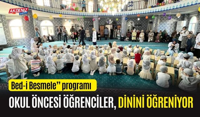 OSMANİYE'DE MİNİKLER, DİNİNİ ÖĞRENİYOR