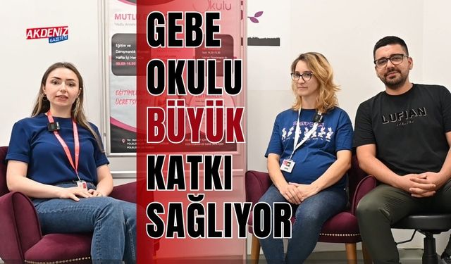 OSMANİYE'DE GEBE OKULU BÜYÜK KATKI SAĞLIYOR