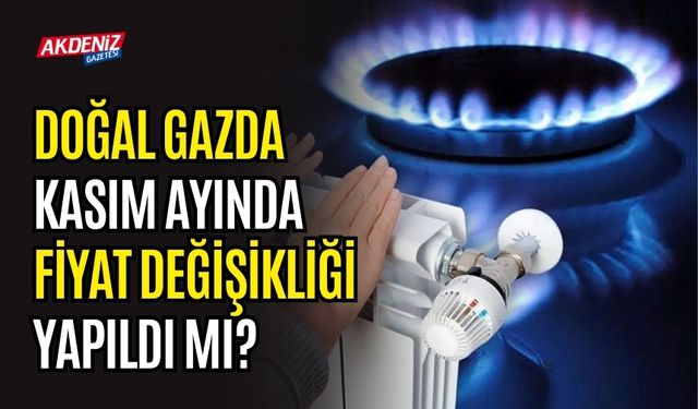 Doğal Gaza zam mı geldi? Kasım Ayında Fiyat Değişikliği Yapıldı mı?