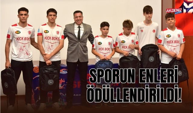 OSMANİYE'DE SPORUN "EN"LERİ ÖDÜLLENDİRİLİDİ!!!!!!