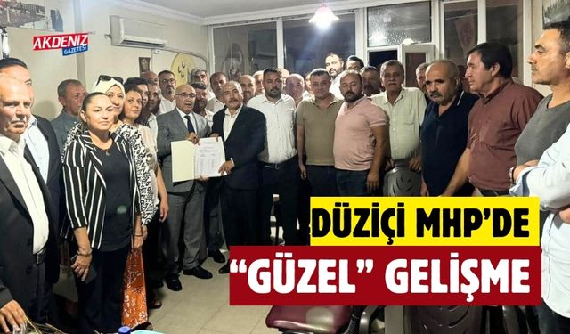 OSMANİYE'NİN DÜZİÇİ İLÇESİNDE MHP'DE GELİŞME!