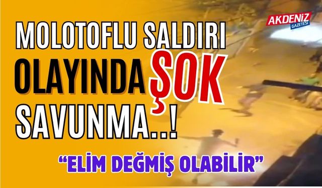 Adana'daki molotoflu saldırı olayında şok savunma