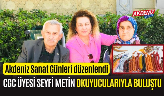 OSMANİYELİ ŞAİR, AKDENİZ SANAT GÜNLERİNDE OKUYUCULARIYLA BULUŞTU