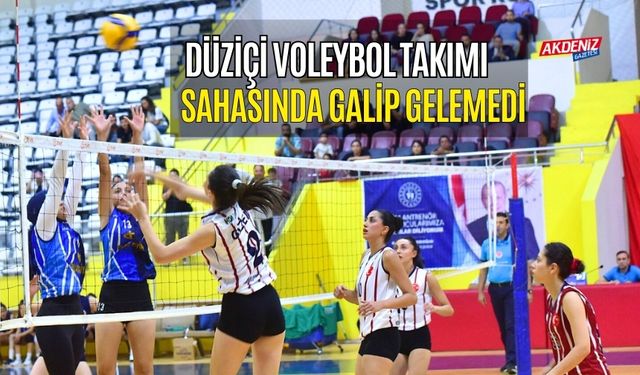 OSMANİYE VOLEYBOL EKİBİ, SAHASINDA KAYBETTİ