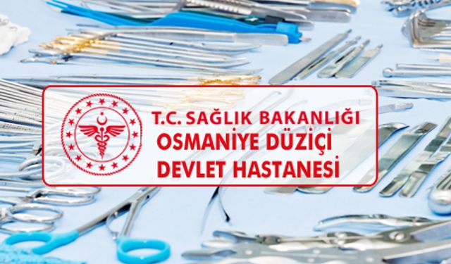 23 KALEM DÜZİÇİ DEVLET HASTANESİ CERRAHİ ALET ALIMI