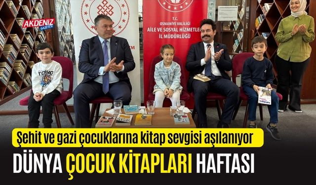 OSMANİYE'DE DÜNYA ÇOCUK KİTAPLARI HAFTASI KUTLANIYOR