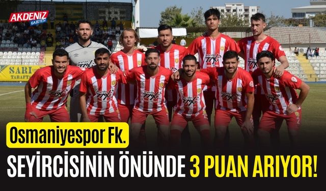 OSMANİYESPOR FK, VİRANŞEHİR BLD MAÇINA HAZIR