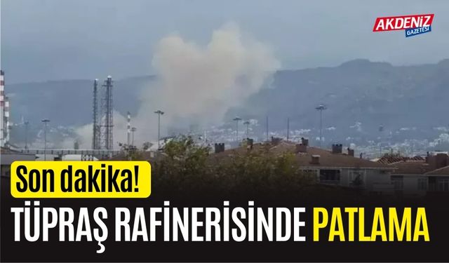 Son Dakika: TÜPRAŞ İzmit Rafinerisinde Patlama