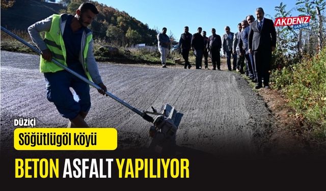 OSMANİYE'DE KÖY YOLLARI ASFALTLANIYOR