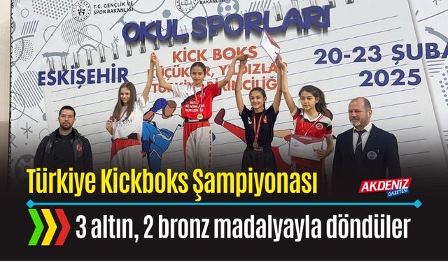 OSMANİYE: ŞAMPİYONADAN 3 AKTIN 2 BRONZ MADALYA İLE DÖNDÜLER