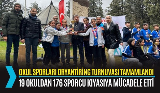 OSMANİYE’DE OKUL SPORLARI ORYANTİRİNG TURNUVASI TAMAMLANDI