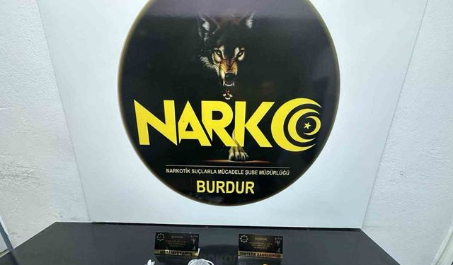 Burdur’da yasaklı madde operasyonunda 5 şüpheli yakalandı