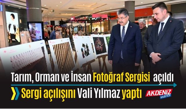 OSMANİYE'DE TARIM, ORMAN VE İNSAN FOTOGRAF SERGİSİ AÇILDI