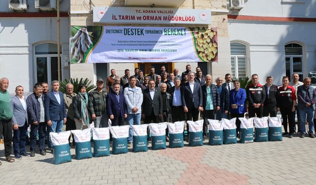 Adana'da üreticilere 654 ton tohum dağıtıldı