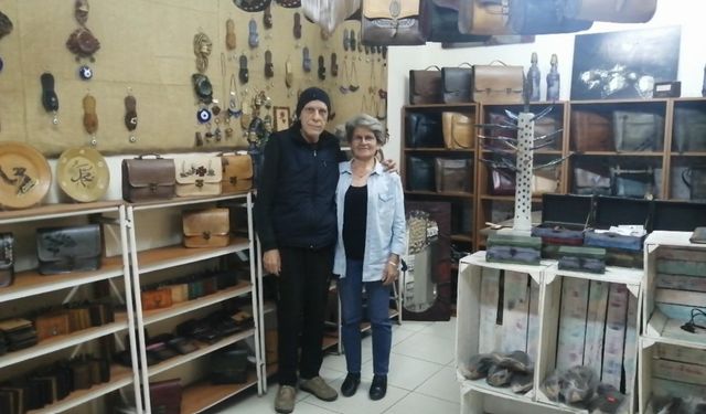 Deri sanatı ile kültürel mirası geleceğe taşıyor