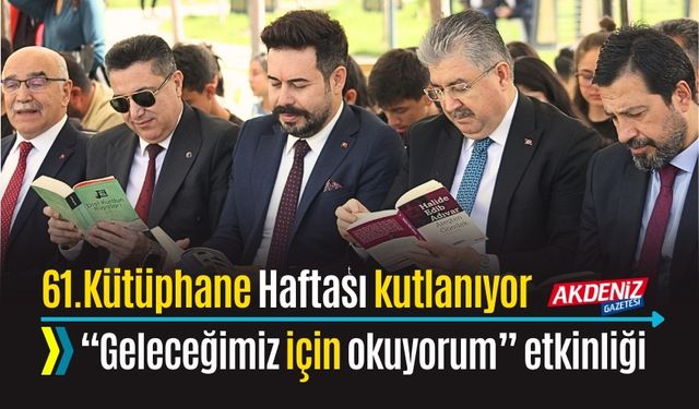 OSMANİYE'DE VALİ YILMAZ, KÜTÜPHANE HAFTASINDA, ÖĞRENCİLERLE KİTAP OKUDU
