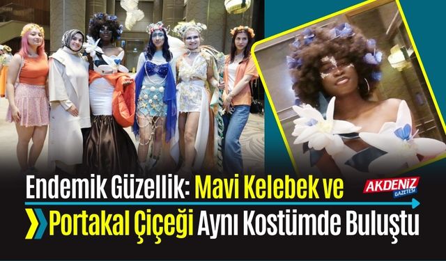 Endemik Güzellik: Mavi Kelebek ve Portakal Çiçeği Aynı Kostümde Buluştu