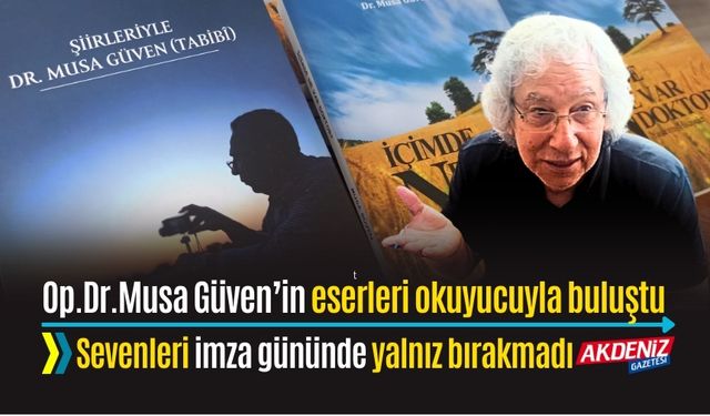 OSMANİYE: OP.DR.MUSA GÜVEN'DEN İMZA GÜNÜ