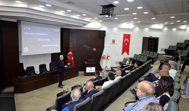 TOBB Şikago Ticaret Merkezi Bilgilendirme Toplantısı Adana'da düzenlendi