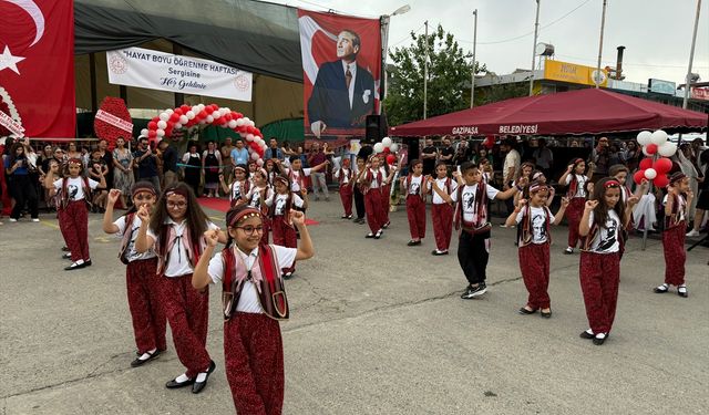 Gazipaşa'da Halk Eğitim Merkezi yıl sonu sergisi açıldı
