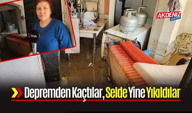 Depremden Kaçtılar, Selde Yine Yıkıldılar: Kadirli’de Aynı Aile İkinci Felaketi Yaşadı