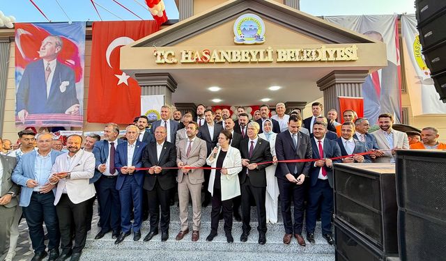 Hasanbeyli Belediye Hizmet Binası Törenle Açıldı