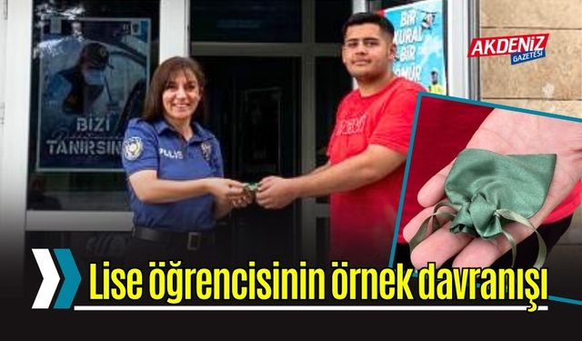 Yerde Bulduğu 40 bin TL'lik Altını Sahibine Teslim Etti