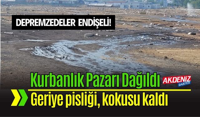 Osmaniye'de Kurban Pazarından Geriye Kalanlar!