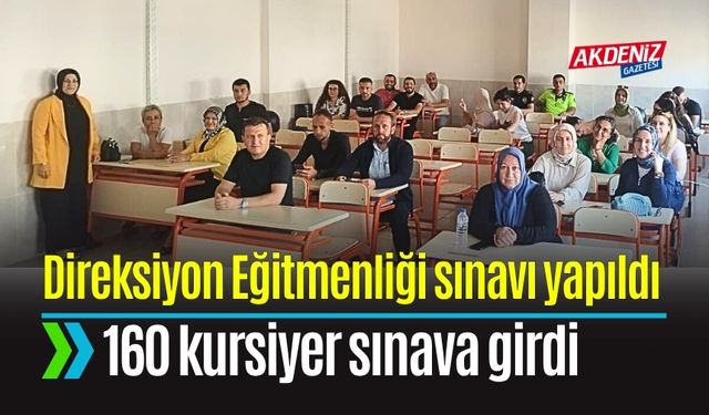 Sürücü Kursları Direksiyon Eğitmenliği Sınavı Yapıldı
