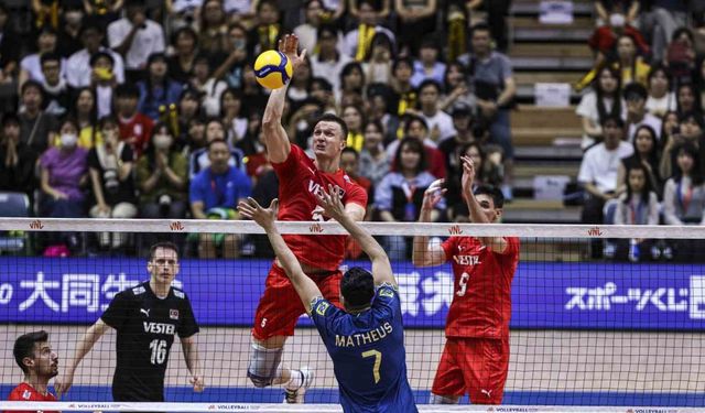 A Milli Erkek Voleybol Takımı, Brezilya'ya Mağlup Oldu
