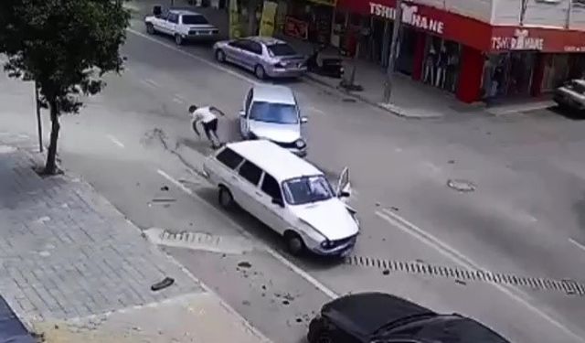 Adana Kozan’da Kaza Anında Şok Hareket