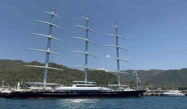 Dünyanın Dev Yelkenlisi Maltese Falcon, Marmaris'te