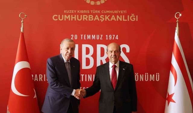 Erdoğan: KKTC, Doğu Akdeniz'in Parlayan Yıldızı Oldu