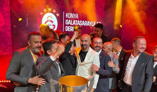 Galatasaray'ın 25. Şampiyonluğu Konya'da Kutlandı