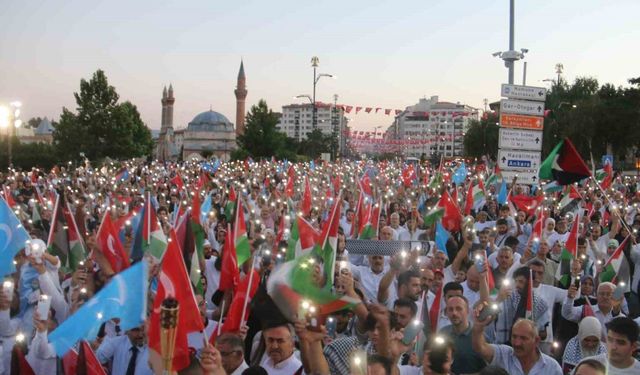 Sivas’ta Gazze İçin “Duyarlılık Yürüyüşü”ne Yoğun Katılım