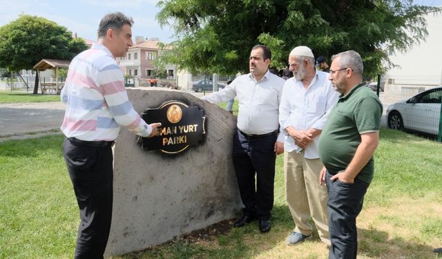 Erzincan'da sivil şehidin ismi parka verildi