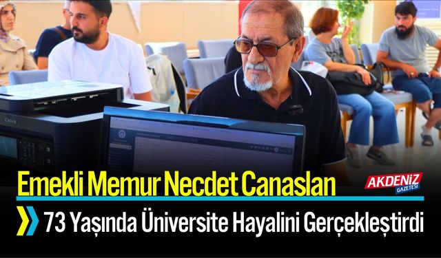 73 Yaşında Üniversite Hayalini Gerçekleştirdi