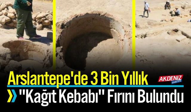 Arslantepe'de 3 Bin Yıllık "Kağıt Kebabı" Fırını Bulundu