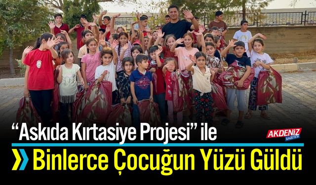 “Askıda Kırtasiye Projesi” ile Binlerce Çocuğun Yüzü Güldü