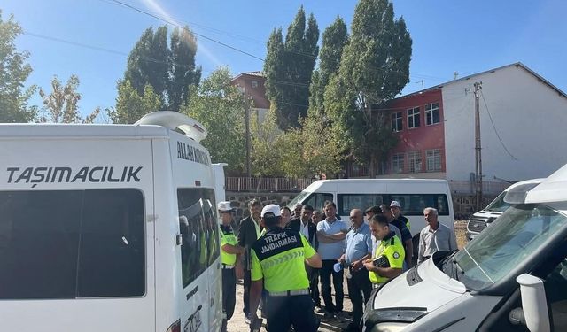 Diyadin’de Okul Servislerine Yönelik Denetimler Başladı