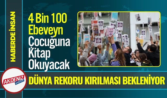 4 Bin 100 Ebeveyn Çocuğuna Kitap Okuyacak