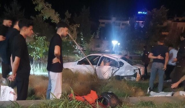 Elazığ’da Otomobil Millet Bahçesi’ne Girdi: 5 Yaralı