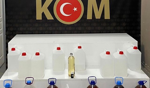 Kaçak alkol operasyonu: 69 litre sahte içki ele geçirildi