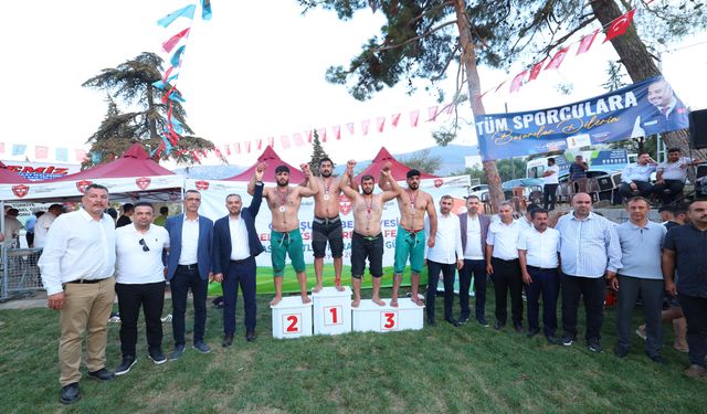 Kahramanmaraş'ta Uluslararası Hartlap Karakucak Güreş Festivali
